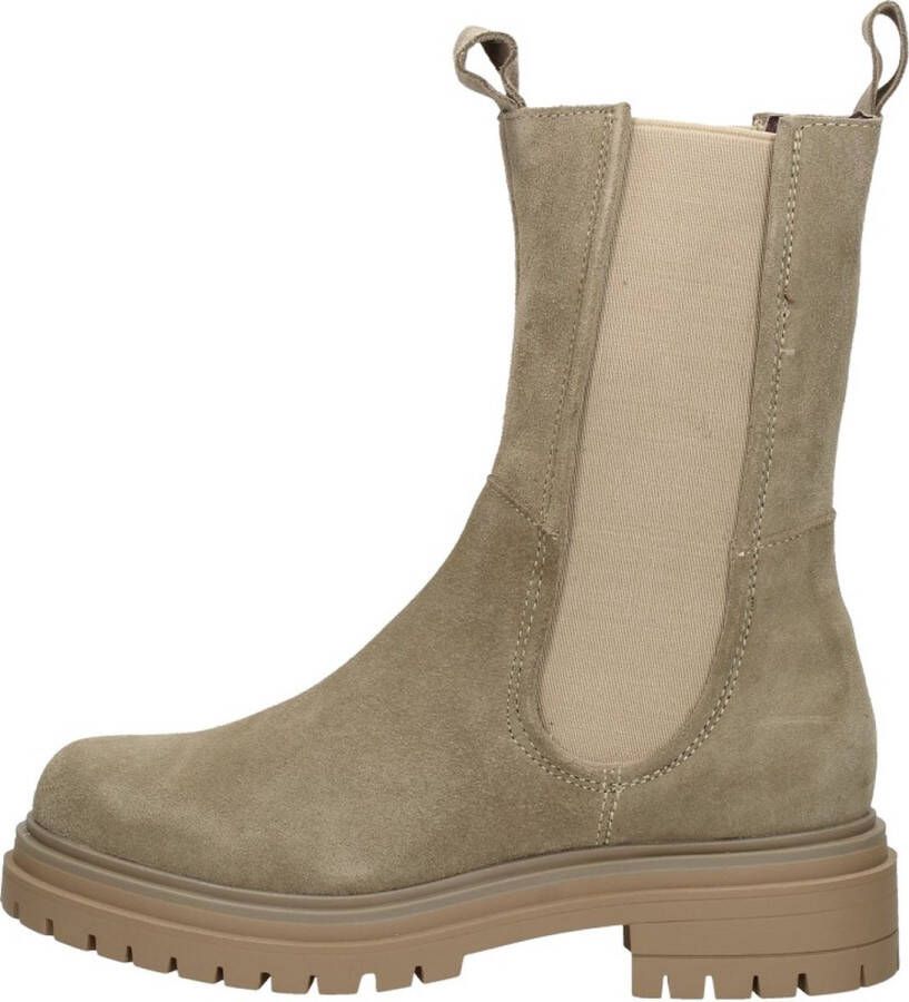 Sub55 Chelsea boots Enkellaarsjes Plat taupe