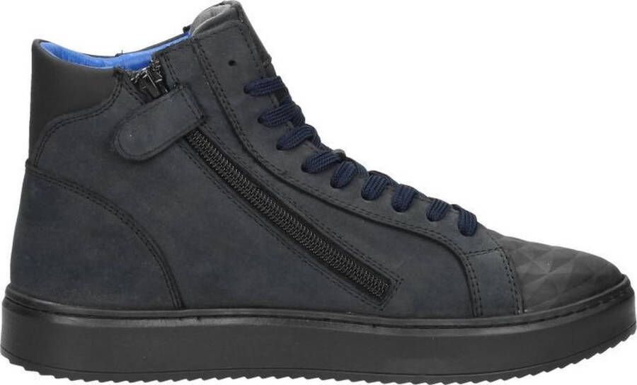 Sub55 Jongens veterschoenen Hoog blauw