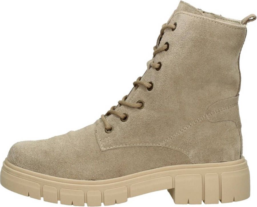 Sub55 Paige 01 Veterschoenen Hoog beige