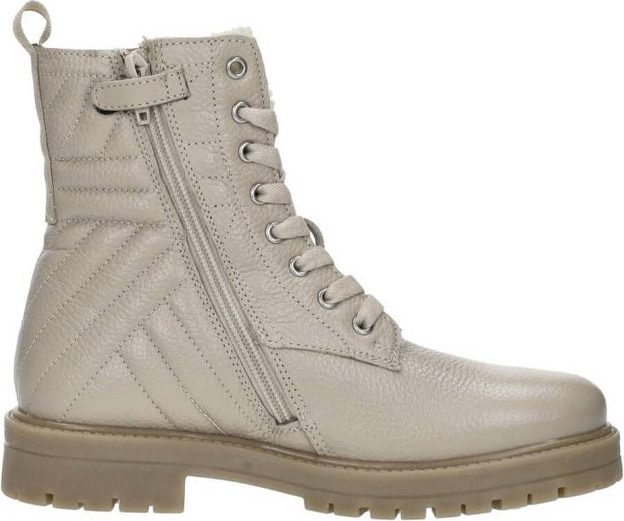 Sub55 Veterschoen hoog Veterschoen hoog beige