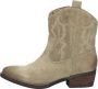 Sub55 Western boots Enkellaarsjes Hak beige - Thumbnail 1