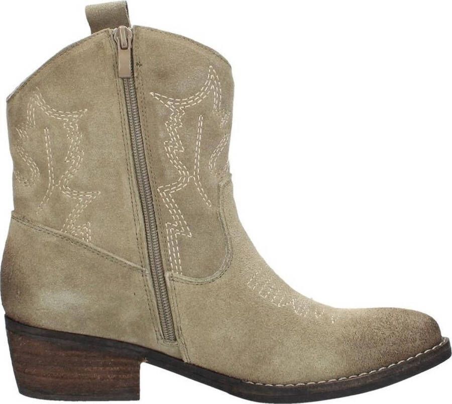 Sub55 Western boots Enkellaarsjes Hak beige - Foto 1