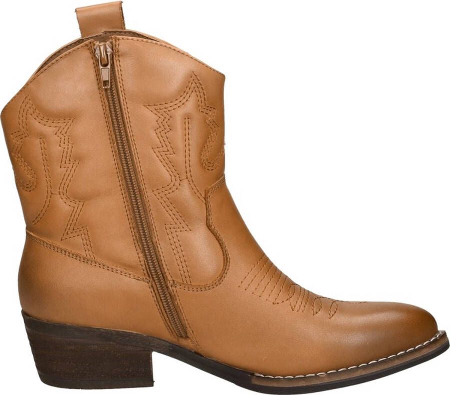 Sub55 Western boots Enkellaarsjes Hak cognac - Foto 1