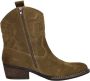 Sub55 Western boots Enkellaarsjes Hak middel bruin - Thumbnail 1