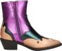 Sub55 Western boots Enkellaarsjes Hak Rosé-goud - Thumbnail 1