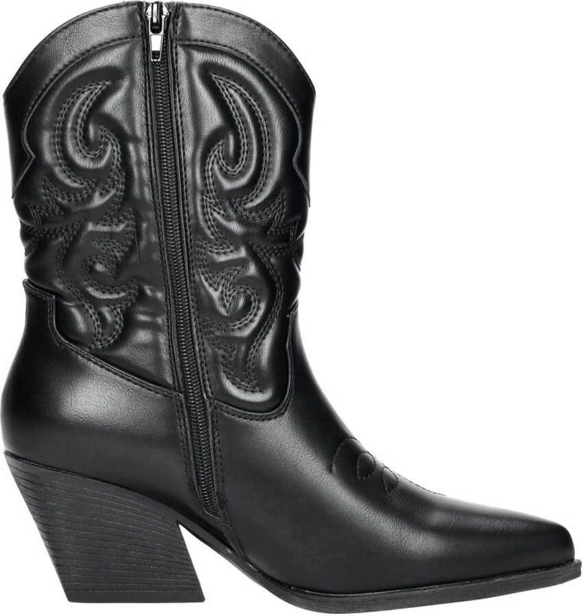 Sub55 Western boots Enkellaarsjes Hak zwart