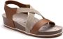 Suecos Syren sandalen dames cognac comfortabel schokabsoberend antibacterieel flexibele zool sleehak - Thumbnail 1