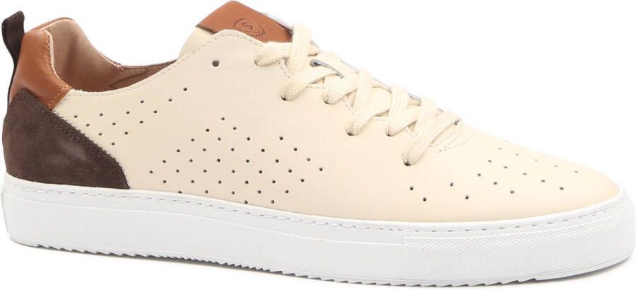 Suitable Grain Sneaker Beige Heren Sneakers