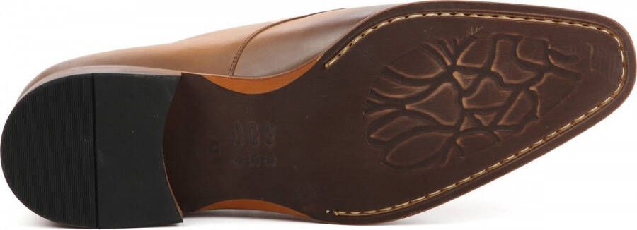 Suitable Herenschoen Leer Cognac Schoen cm Leer Heren Veterschoenen