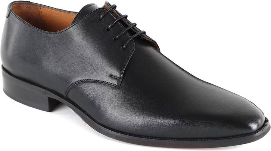 Suitable Leren Derby Herenschoen Zwart Schoen cm Leer Heren Veterschoenen