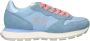 SUN68 Sun 68 Ally Solid Nylon Sneakers Dames Blauw - Thumbnail 1