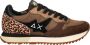 Sun 68 Stargirl Animal dames sneaker Cognac - Thumbnail 1