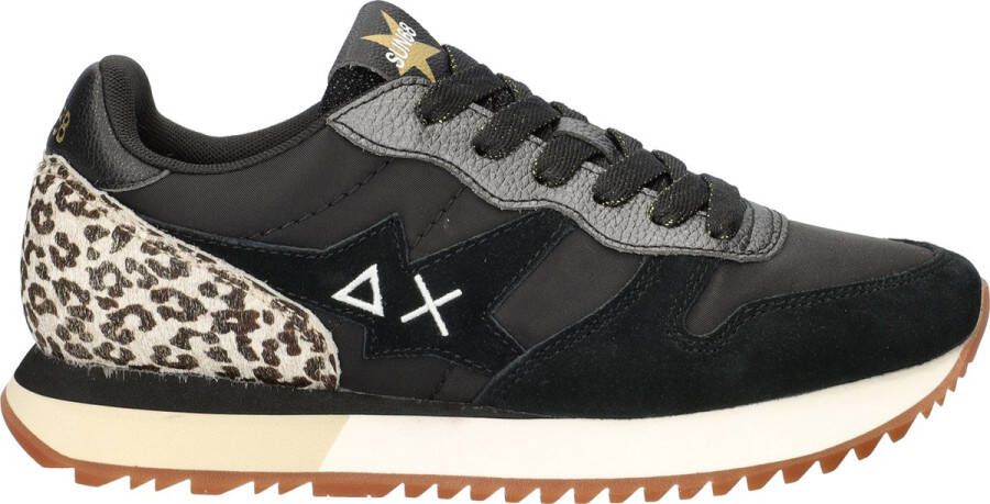 Sun 68 Stargirl Animal dames sneaker Zwart