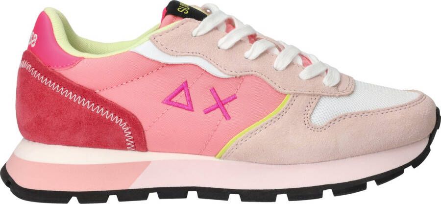 SUN68 Sun 68 Ally Color Explosion Sneakers Dames Roze