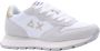 Sun68 Witte Sneakers Veters Rubberen Zool White - Thumbnail 5