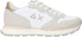 Sun68 Witte Sneakers Veters Rubberen Zool White - Thumbnail 1