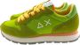 Sun68 Felgroene Ally Solid Nylon Sneakers voor Dames Green Dames - Thumbnail 1