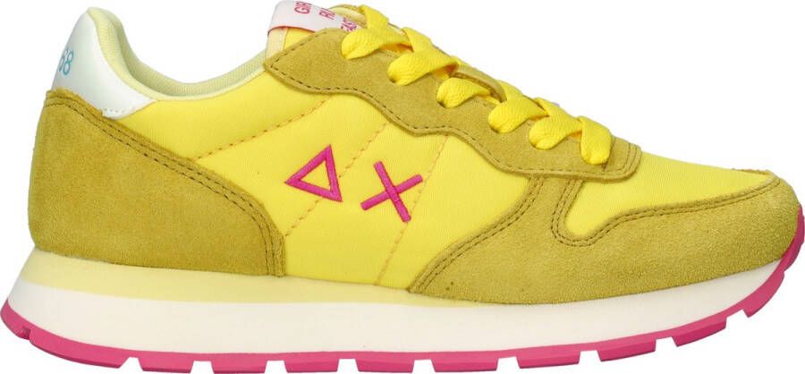 Sun68 Gele Ally Solid Nylon Sneakers Yellow Dames