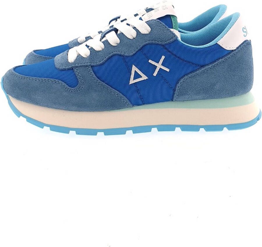 Sun 68 SUN68 Ally Solid Nylon Sneaker Vrouwen Blauw