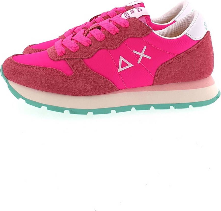 Sun68 Ally Solid Nylon Sneaker Vrouwen Roze