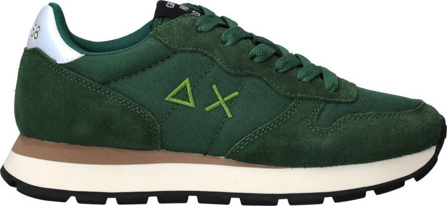 Sun68 Groene Ally Solid Nylon Sneakers Green Dames