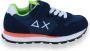 Sun68 Boy's Tom Fluo Kid Blauwe Sneaker - Thumbnail 1