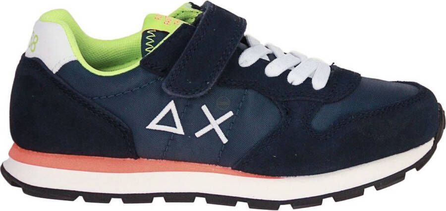 Sun68 Boy's Tom Fluo Kid Blauwe Sneaker