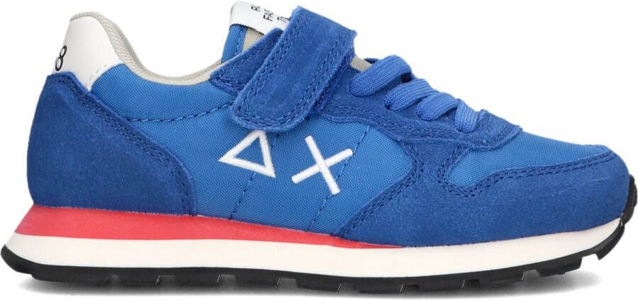 Sun68 Boys Tom Solid Lage sneakers Jongens Blauw