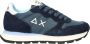 Sun 68 Dames Sneaker Ally Solid Nylon Navy Blue BLAUW - Thumbnail 1