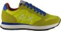 Sun 68 SUN68 Tom Solid Nylon Sneaker Mannen Geel blauw oranje - Thumbnail 2