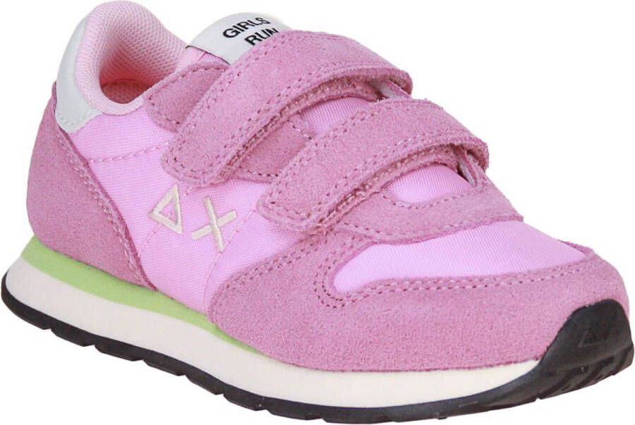 Sun68 Girl's Ally Solid Nylon Baby Roze Sneaker