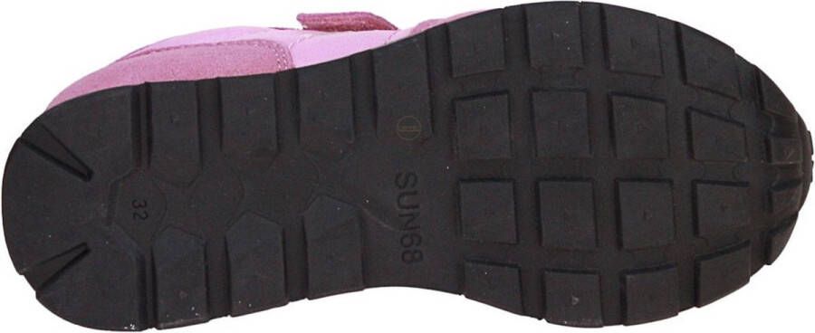 Sun68 Girl's Ally Solid Nylon Kid Roze Sneaker