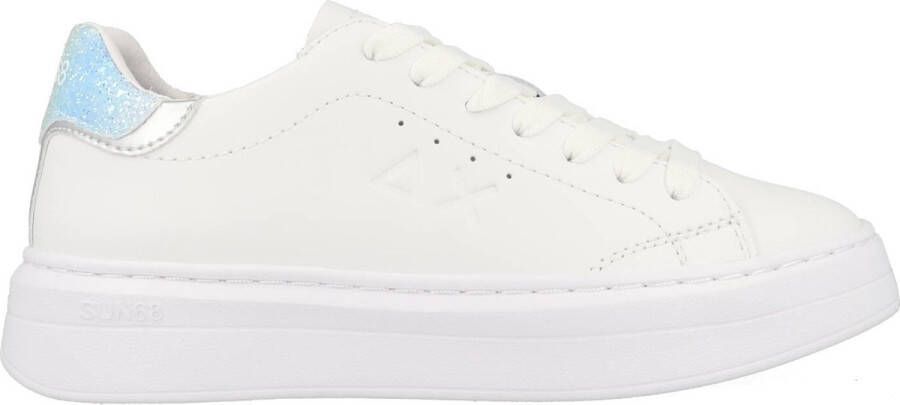 Sun68 Grace Leren Sneakers Streetwear Vrouwen