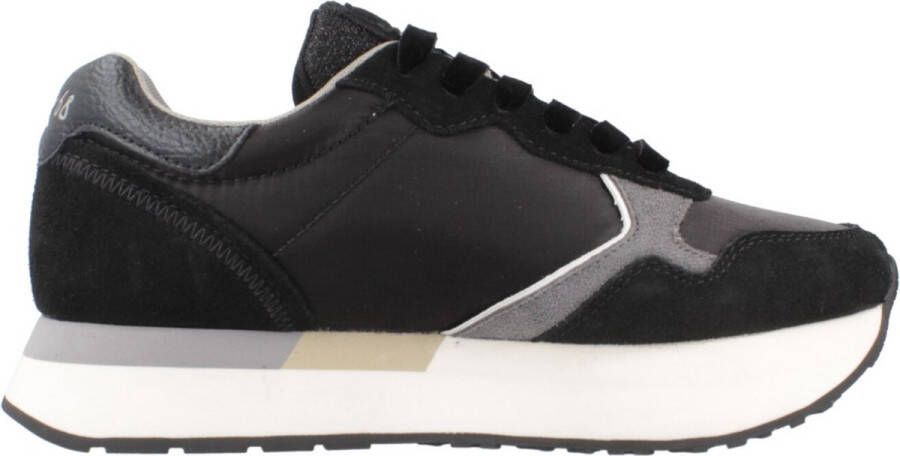 Sun68 Kelly Solid Zwarte Sneakers Black Dames