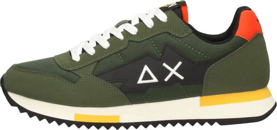 Sun68 Stijlvolle Niki Sneakers voor Mannen Green Heren