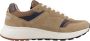 Sun68 Beige Mesh en Nubuck Sneakers Beige Heren - Thumbnail 1