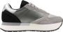 Sun68 Kelly Solid Grijze Sneaker met Metallic Nylon Inzetstukken Gray Dames - Thumbnail 1