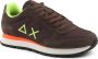 Sun68 Bruine Sneakers Leer Textiel Polyurethaan Regular Fit Multicolor Heren - Thumbnail 1