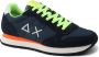 Sun68 Sneaker Tom Fluo Navy Blue Heren Sneakers - Thumbnail 1