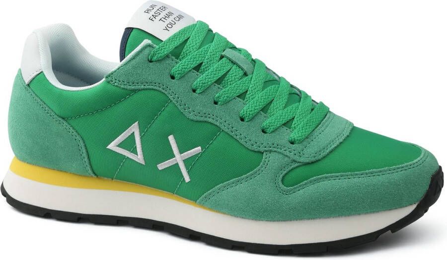 Sun68 Sneaker Tom Fluo Solid Verde Prato Groen Heren Sneakers