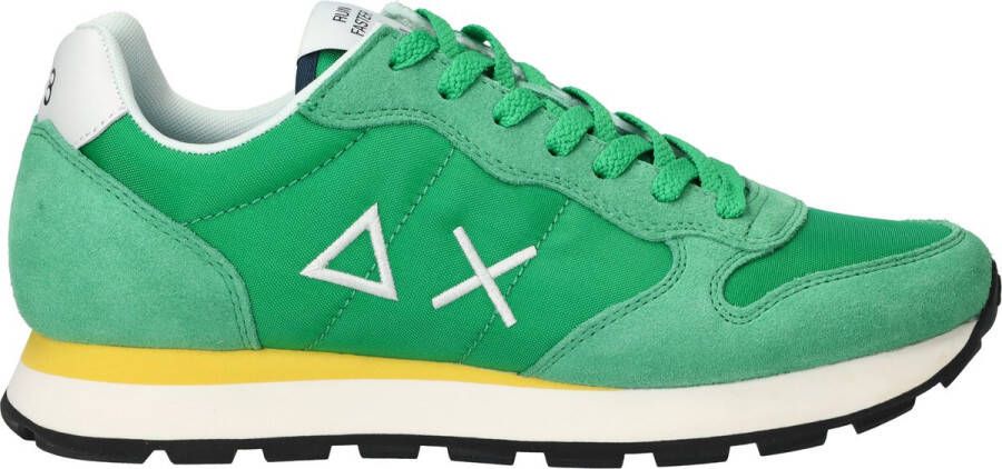 Sun68 Sneaker Tom Fluo Solid Verde Prato Groen Heren Sneakers