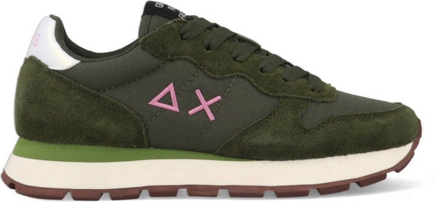 Sun68 Militaire Sneakers Ally Solid Collectie Green Dames