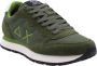 Sun68 Groene militaire stijl schoenen TOM Solid Green Heren - Thumbnail 2