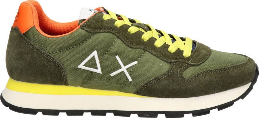 Sun68 Stijlvolle Army Groene Sneakers voor Heren Green Heren - Foto 2