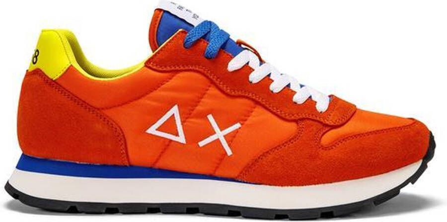 Sun68 Tom Solid Nylon Men Lage sneakers Heren Oranje