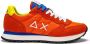 Sun68 Tom Solid Nylon Men Lage sneakers Heren Oranje - Thumbnail 2