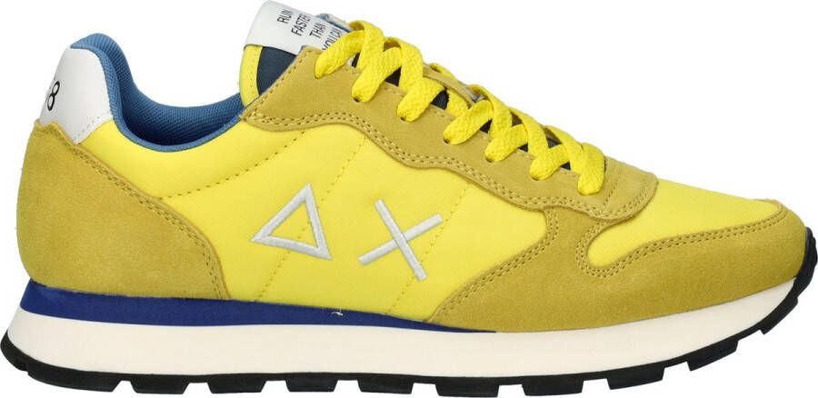 Sun68 Heren Lage Sneakers Tom Solid Nylon Yellow Heren