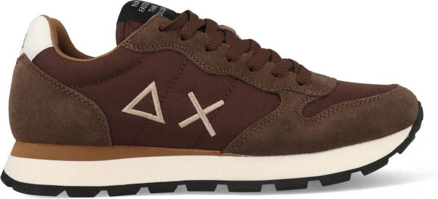 Sun68 Stevige Sneakers in Bruin Brown Heren