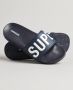 Superdry Code Core Pool Slippers Blauw Vrouw - Thumbnail 1