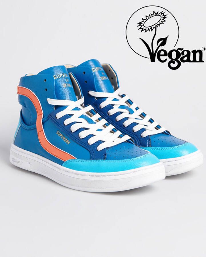 Superdry VEGAN BASKET OV HIGH TRAINER Blue Orange (MF110078A BDR)